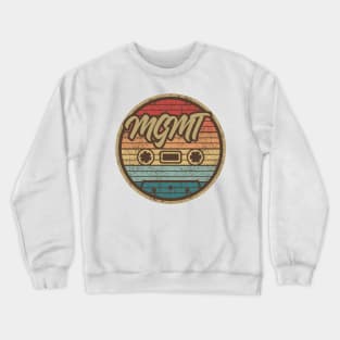 MGMT Retro Cassette Circle Crewneck Sweatshirt